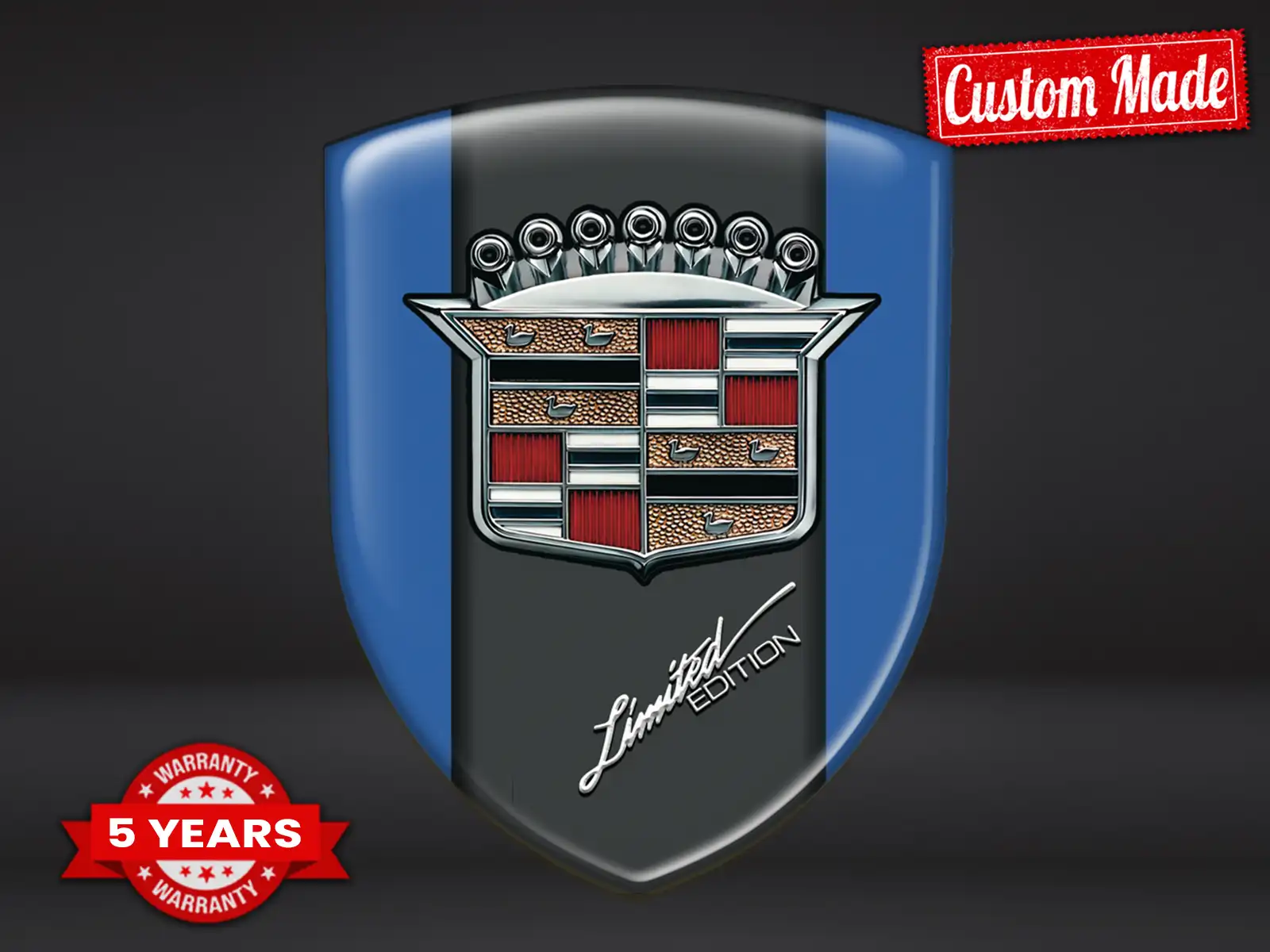 Cadillac Vinyl Logosticker Racing Hochwertig Professionell